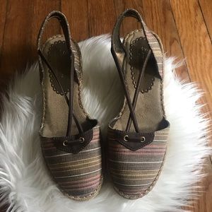 Wedge sandals soft style Hushpuppies